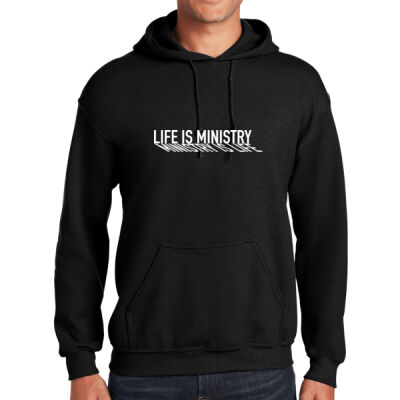 Life is Ministry - Heavy Blend ™ Hooded Sweatshirt Thumbnail