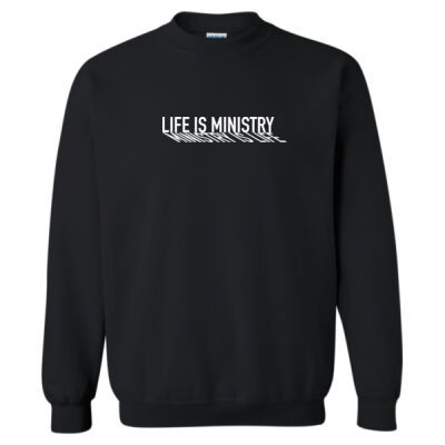 Life is Ministry - Heavy Blend™ Crewneck Sweatshirt Thumbnail
