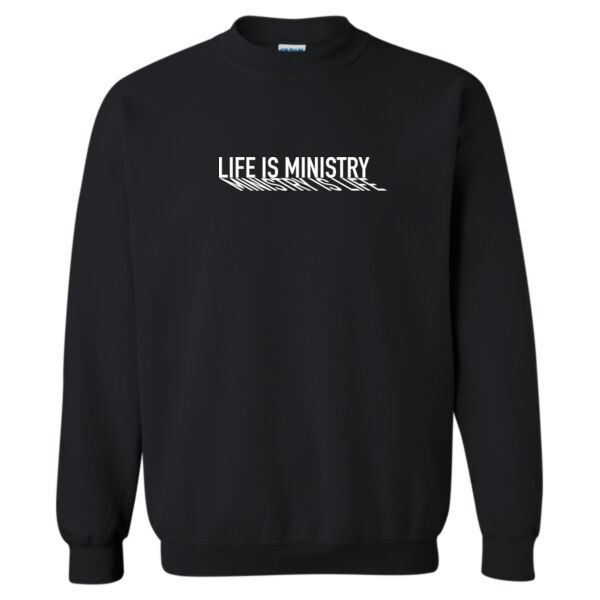Life is Ministry - Heavy Blend™ Crewneck Sweatshirt Thumbnail