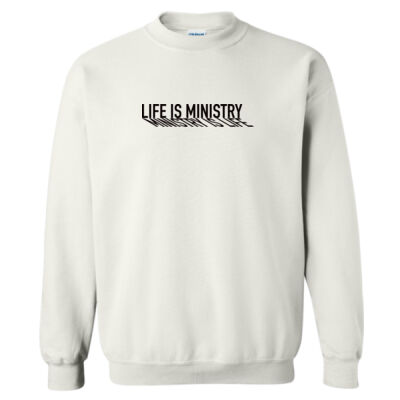 Life is Ministry - Heavy Blend™ Crewneck Sweatshirt Thumbnail