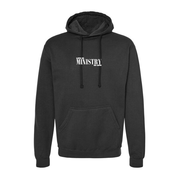 Life is Ministry - Unisex Fleece Hooded Sweatshirt Thumbnail