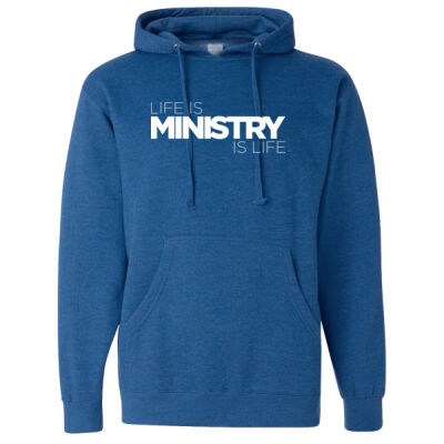 Life is Ministry - Midweight Hooded Sweatshirt Thumbnail