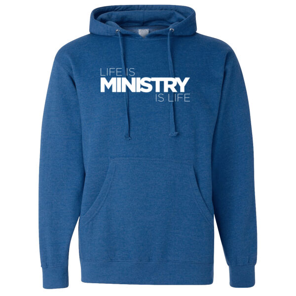 Life is Ministry - Midweight Hooded Sweatshirt Thumbnail