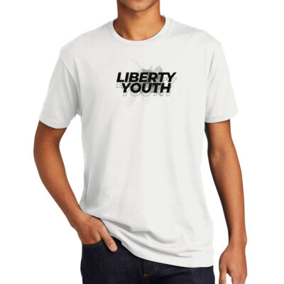 Liberty Youth Outline - Apparel ® Unisex CVC Sueded Tee Thumbnail