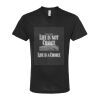 Unisex Poly-Rich V-Neck T-Shirt Thumbnail