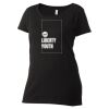 Women's Poly-Rich Scoop Neck T-Shirt Thumbnail